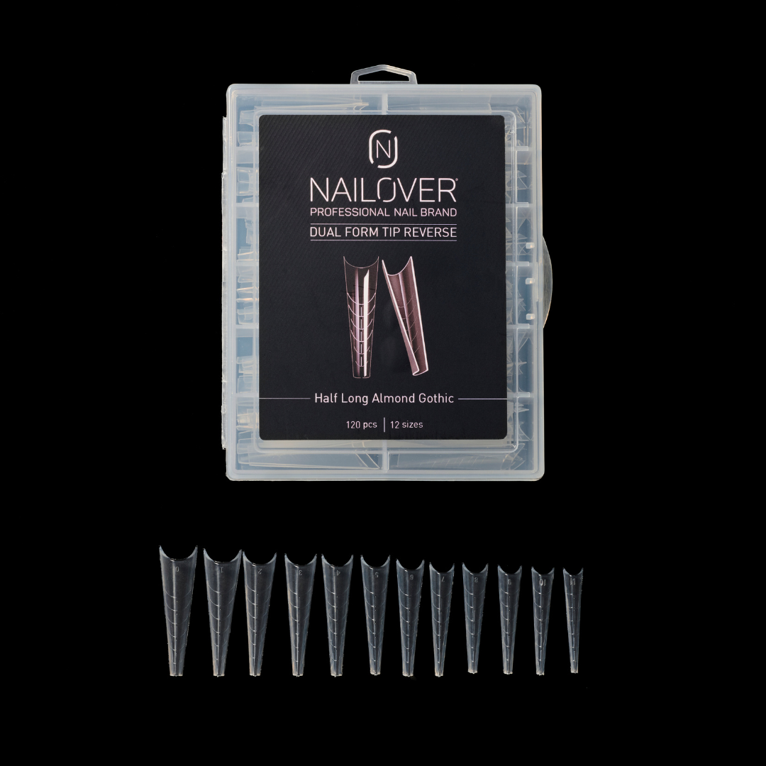 Dual Form Reverse Half Long Almond Gotic