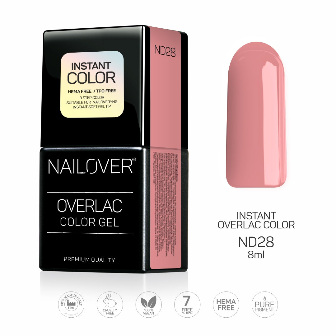 Gel Semipermanente Overlac Linea Nude 8 ml