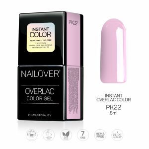 Overlac PK22 – Gel Semipermanente Linea Rosa 8 ml