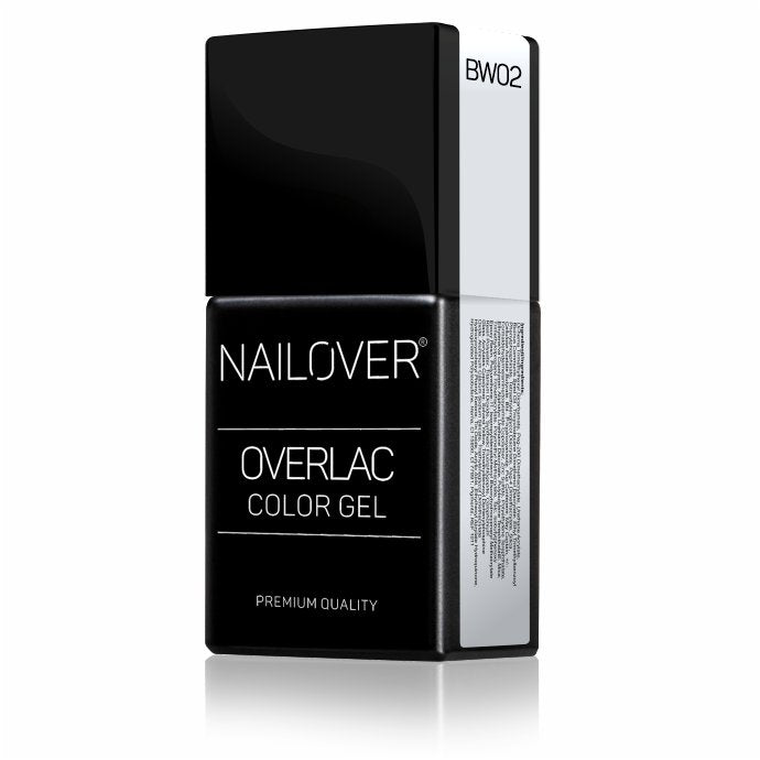 Overlac BW – Gel Semipermanente Linea Black and White 15 ml - immagine 2