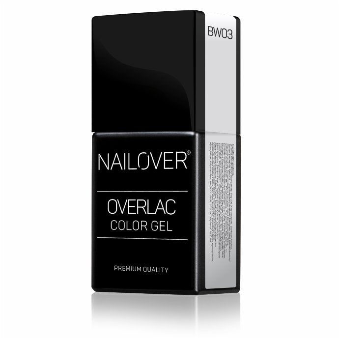 Overlac BW – Gel Semipermanente Linea Black and White 15 ml - immagine 3
